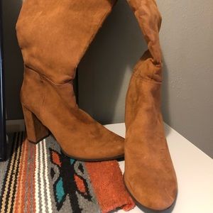 Women's Brandee Knee High Heeled Fashion Boots - A New Day